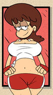 aged_up artist:sonson-sensei character:lynn_loud half-closed_eyes hands_on_hips looking_at_viewer pose smiling solo // 812x1447 // 1.1MB