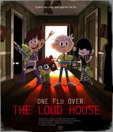 2016 artist:coyoterom character:lincoln_loud character:lisa_loud character:lola_loud character:lucy_loud character:luna_loud group left_4_dead parody poster text // 4082x4754 // 2.1MB