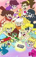 2016 artist:bluerm character:lana_loud character:leni_loud character:lily_loud character:lincoln_loud character:lisa_loud character:lola_loud character:lori_loud character:luan_loud character:lucy_loud character:luna_loud character:lynn_loud group tv_remote // 720x1123 // 132KB