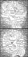 2016 artist:jcm2 bending_over character:luan_loud half-closed_eyes open_mouth parody pose smiling solo the_simpsons // 500x988 // 370KB