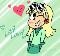 2016 artist:lovelybug character:leni_loud hearts solo text // 450x420 // 166KB