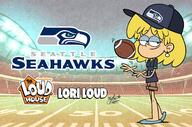 2018 alternate_outfit artist:mast3r-rainb0w character:lori_loud commission commissioner:seahawks9298 football looking_at_viewer nfl seattle_seahawks smiling sportswear text // 2211x1460 // 4.2MB