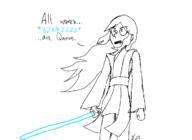 2020 artist:warden-sigma character:lyle_loud comic dialogue lightsaber meme ocs_only original_character sin_kids solo tagme text // 1187x865 // 31KB