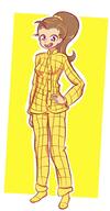character:luan_loud hand_on_hip looking_at_viewer pajamas sleepwear smiling solo source_request // 1065x2048 // 149.7KB