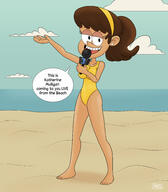 artist:julex93 beach character:katherine_mulligan swimsuit // 1750x2000 // 868.1KB