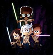 character:clyde_mcbride character:lincoln_loud character:ronnie_anne_santiago star_wars // 2700x2807 // 8.9MB