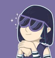 2016 artist:insect-ary character:lucy_loud smiling solo sunglasses // 1280x1341 // 322KB