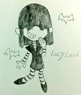 2016 artist:heimao bat character:lucy_loud solo text // 871x1024 // 128KB