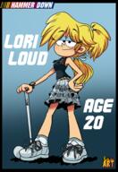 2023 aged_up alternate_outfit artist:ruhisu character:lori_loud golf_club half-closed_eyes solo text // 1400x2040 // 1.2MB
