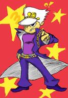 2016 artist:fromation character:lincoln_loud cosplay jojo's_bizarre_adventure parody pose solo // 480x693 // 40KB