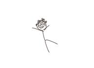 2016 artist:dawnfiend character:lincoln_loud sketch smiling solo stick_figure // 637x458 // 9.7KB