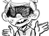 2017 artist_request character:lincoln_loud open_mouth sketch solo sunglasses // 800x600 // 128KB
