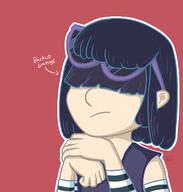 2016 artist:insect-ary character:lucy_loud solo sunglasses text // 1280x1341 // 327KB