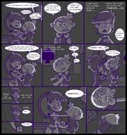2017 artist:sketchtoons character:lincoln_loud character:luna_loud comic comic:the_secret crying dialogue lunacoln punch tears text // 1625x1730 // 1.4MB