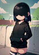 2023 aI-generated artist:losforrycustom bottomless character:lucy_loud hands_on_hips looking_to_the_side solo sweater // 1024x1440 // 1.3MB
