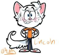 2016 animalization anthro artist:bluerm character:lincoln_loud solo text // 480x445 // 27KB