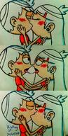 2019 artist:bisping blushing character:lincoln_loud character:linka_loud genderswap kiss linkacoln selfcest source_request // 587x1161 // 132KB