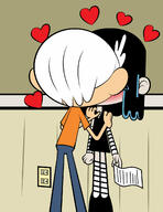 2016 character:lincoln_loud character:lucy_loud kiss kissing lucycoln // 1024x1325 // 158KB