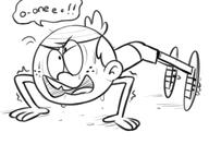 artist:dipper character:lincoln_loud dialogue pushups solo // 435x300 // 69KB