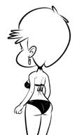 2017 alterante_outfit artist:scobionicle99 ass bikini character:luna_loud solo swimsuit // 400x700 // 68.5KB