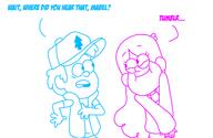 2016 artist:matthewswift character:dipper_pines character:mabel_pines comic crossover dialogue gravity_falls text // 1280x832 // 174KB