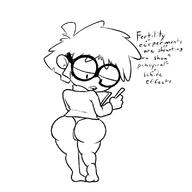 2020 artist:sl0th ass big_ass character:lisa_loud clipboard holding_object panties pencil solo thick_thighs underwear wide_hips // 800x800 // 120.7KB
