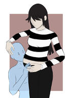 aged_up belly character:lucy_loud pregnant smiling // 748x1069 // 54KB