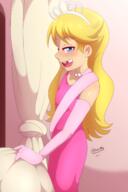 artist:aleuz91 bed blushing character:lola_loud open_mouth profile_view smiling solo // 1929x2894 // 2.7MB