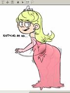 artist:dop bending_over big_ass character:lola_loud dialogue looking_at_viewer looking_back rear_view smiling solo spanking // 457x610 // 32.4KB