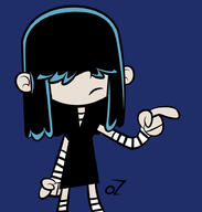 2017 artist:zimbono character:lucy_loud fist pointing solo // 874x915 // 51.9KB