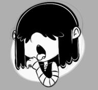 2016 artist:dop character:lucy_loud hand_gesture solo tongue_out // 513x471 // 84.1KB
