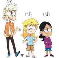 2016 age_swap aged_down aged_up artist:pyg au:little_lori character:lincoln_loud character:lori_loud character:ronnie_anne_santiago edit lineup // 1000x989 // 497KB