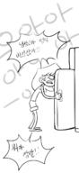 2017 angry artist:mangamaster bending_over character:lori_loud comic crying dialogue fridge frowning korean sketch solo text westaboo_art // 550x1200 // 88KB
