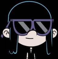 2016 character:lucy_loud looking_at_viewer smiling solo sunglasses transparent_background vector_art // 1280x1300 // 181.0KB