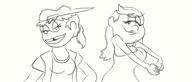 2017 aged_up artist:tmntfan85 character:lana_loud character:lola_loud cleavage half-closed_eyes hands_together looking_at_viewer looking_to_the_side sketch smiling // 1240x531 // 221.2KB