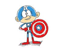 2016 artist:fullhero18 captain_america character:lincoln_loud cosplay marvel_comics parody // 600x500 // 112KB