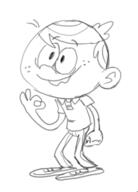 2016 artist:drawfriend character:lincoln_loud sketch solo // 282x393 // 36KB