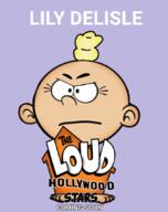 2022 artist:trainboy452 character:lily_loud fanfiction:the_loud_hollywood_stars logo solo text // 673x851 // 234KB