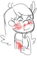 2016 abuse artist:cr0nu5 blood character:linka_loud hurt nosebleed sad solo // 382x588 // 100KB
