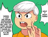 artist_request character:lincoln_loud dialogue parody solo // 800x623 // 291KB