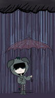 2015 artist:mikejv character:lucy_loud holding_object rain solo umbrella // 1079x1920 // 492.8KB